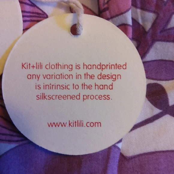 💥New💥KIT & LILI Purple & White Floral Dress - Picture 7 of 7